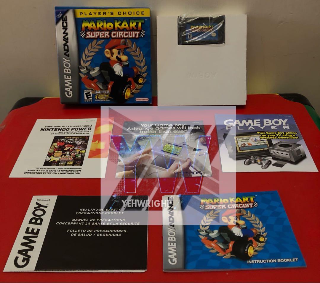 GBA] Mario Kart Super Circuit - US VERSION (美版), 電子遊戲, 電子