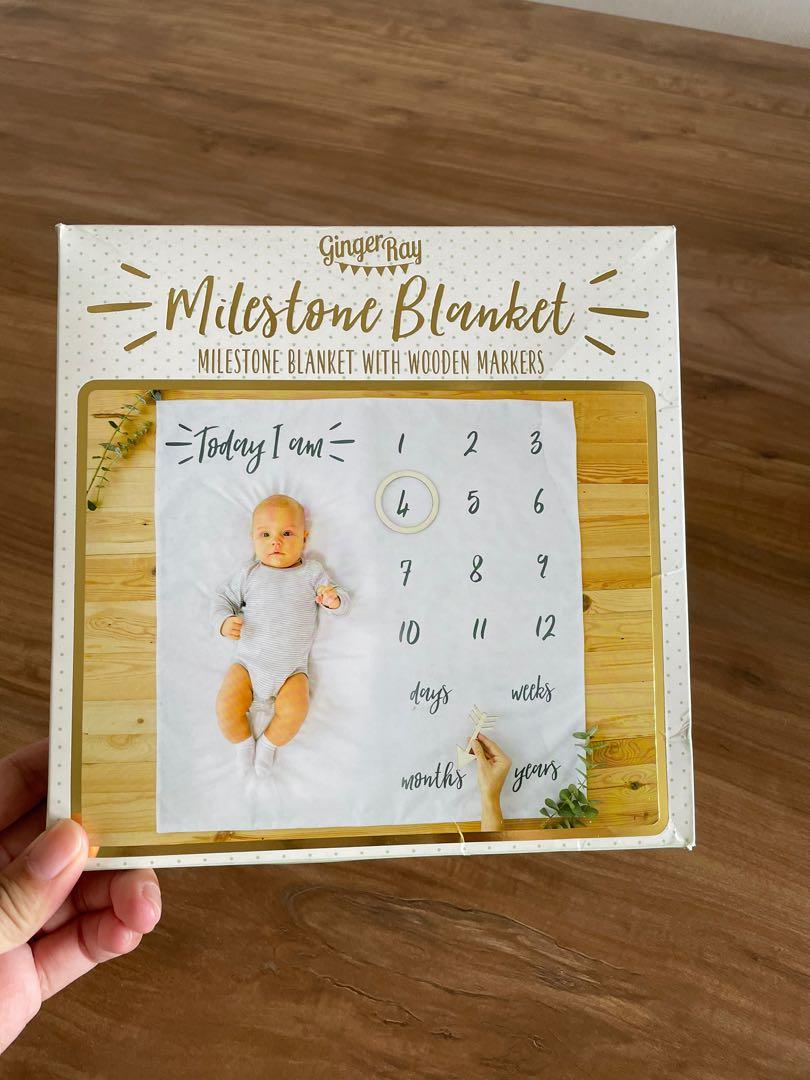 Ginger Ray Milestone Blanket Mat Babies Kids Baby Nursery Kids Furniture Other Kids Furniture on Carousell