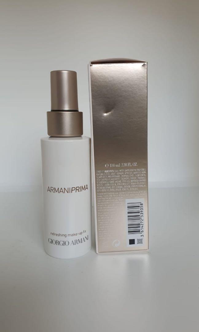 Giorgio Armani - Refreshing Make-up Fix ( 100 ml ), Beauty & Personal Care,  Face, Makeup on Carousell