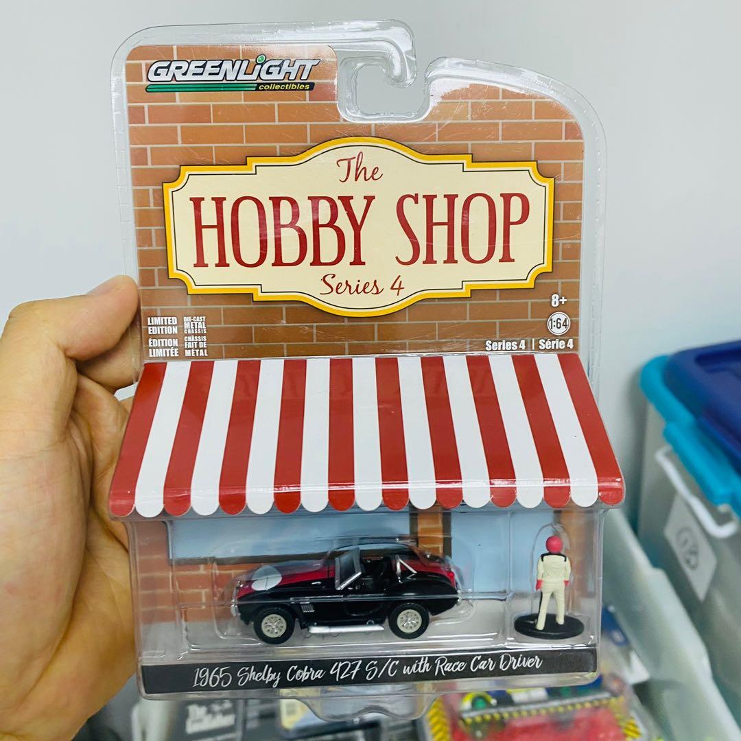 Greenlight 1/64 Die-Cast Model Car Hobby Shop 1965 Shelby Cobra