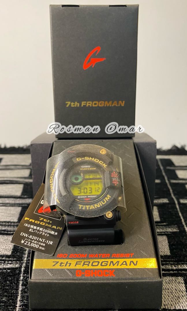 G-SHOCK FROGMAN VINTAGE | DW-8201NT • 7th Frogman •, Men's