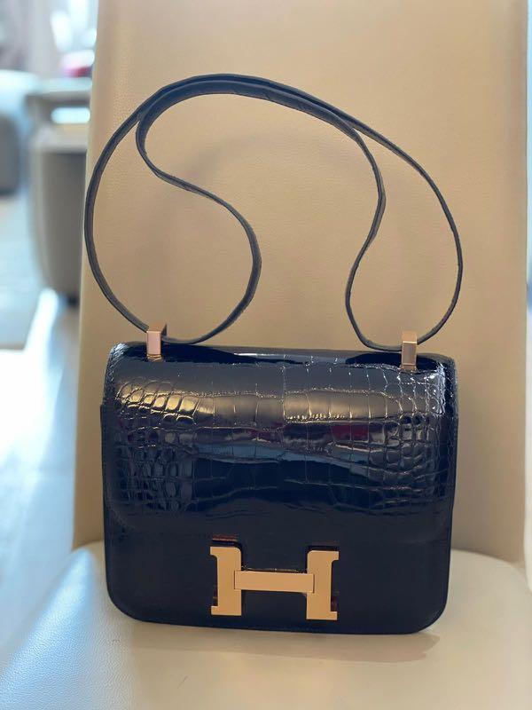 hermes constance mini crocodile