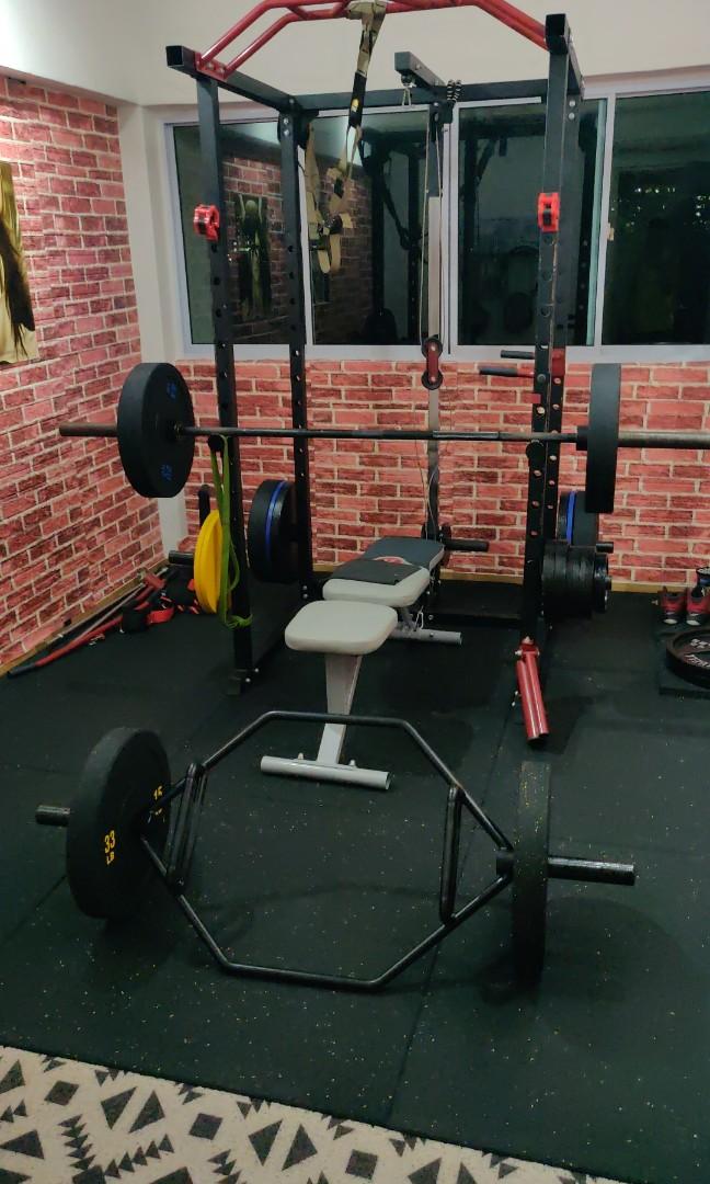 Powerlifting home top gym setup