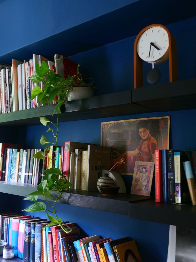 IKEA Lack Floating Shelves in Black Brown, Furniture & Home Living