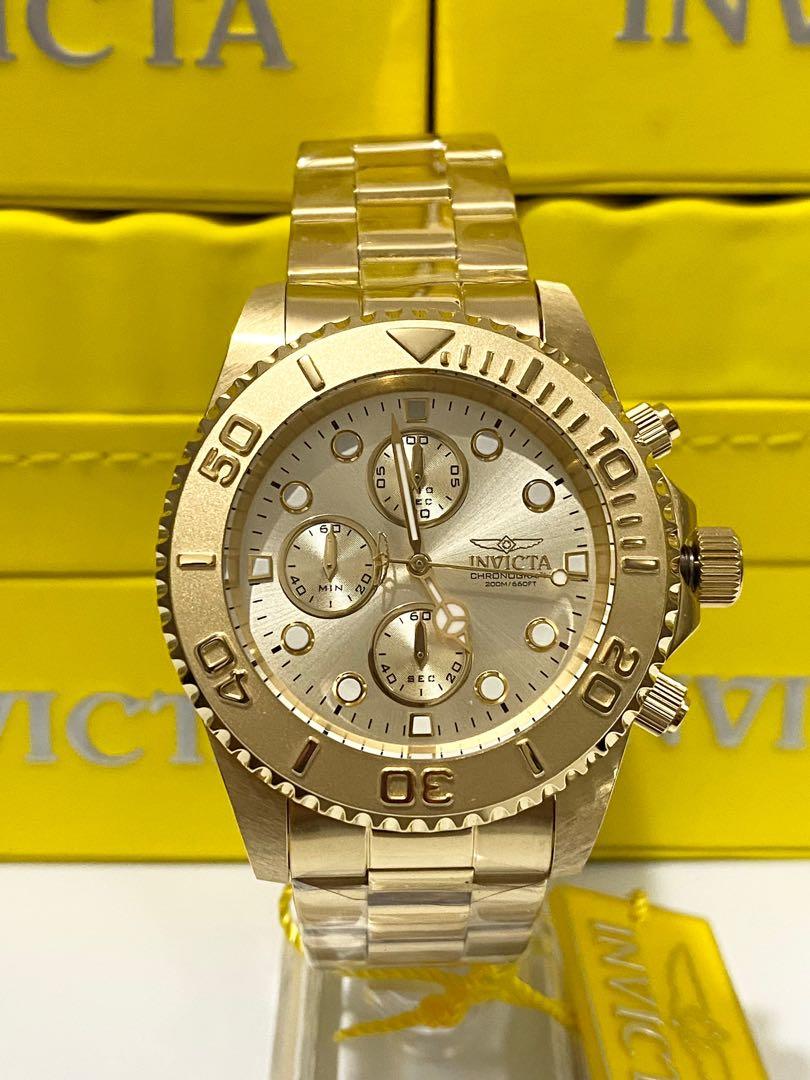 INVICTA Pro Diver Champagne Dial 1774 Men s Fashion Watches