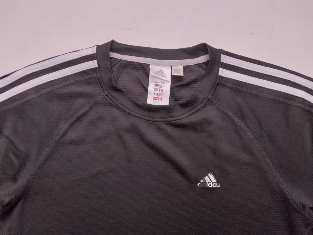 Jersey adidas hitam hot sale