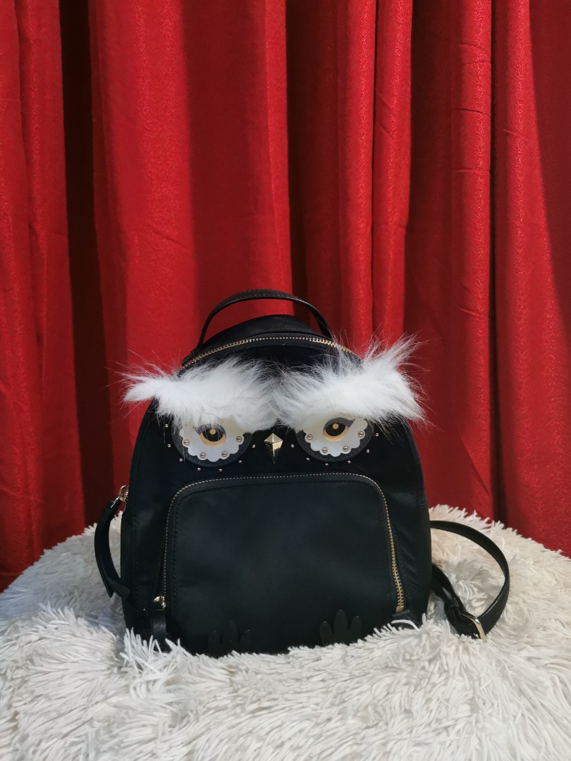 kate spade owl backpack