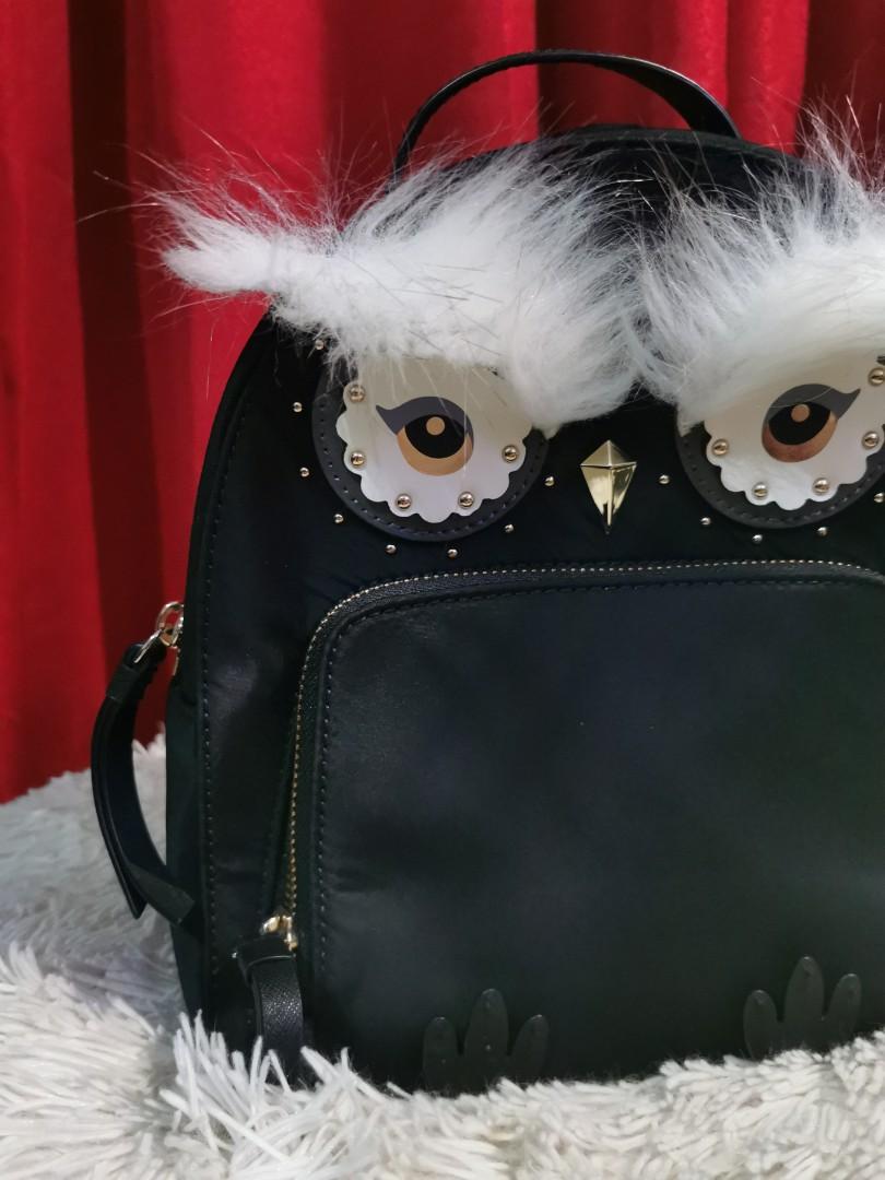 Kate Spade owl tomi backpack Women s Fashion Bags Wallets Backpacks on Carousell