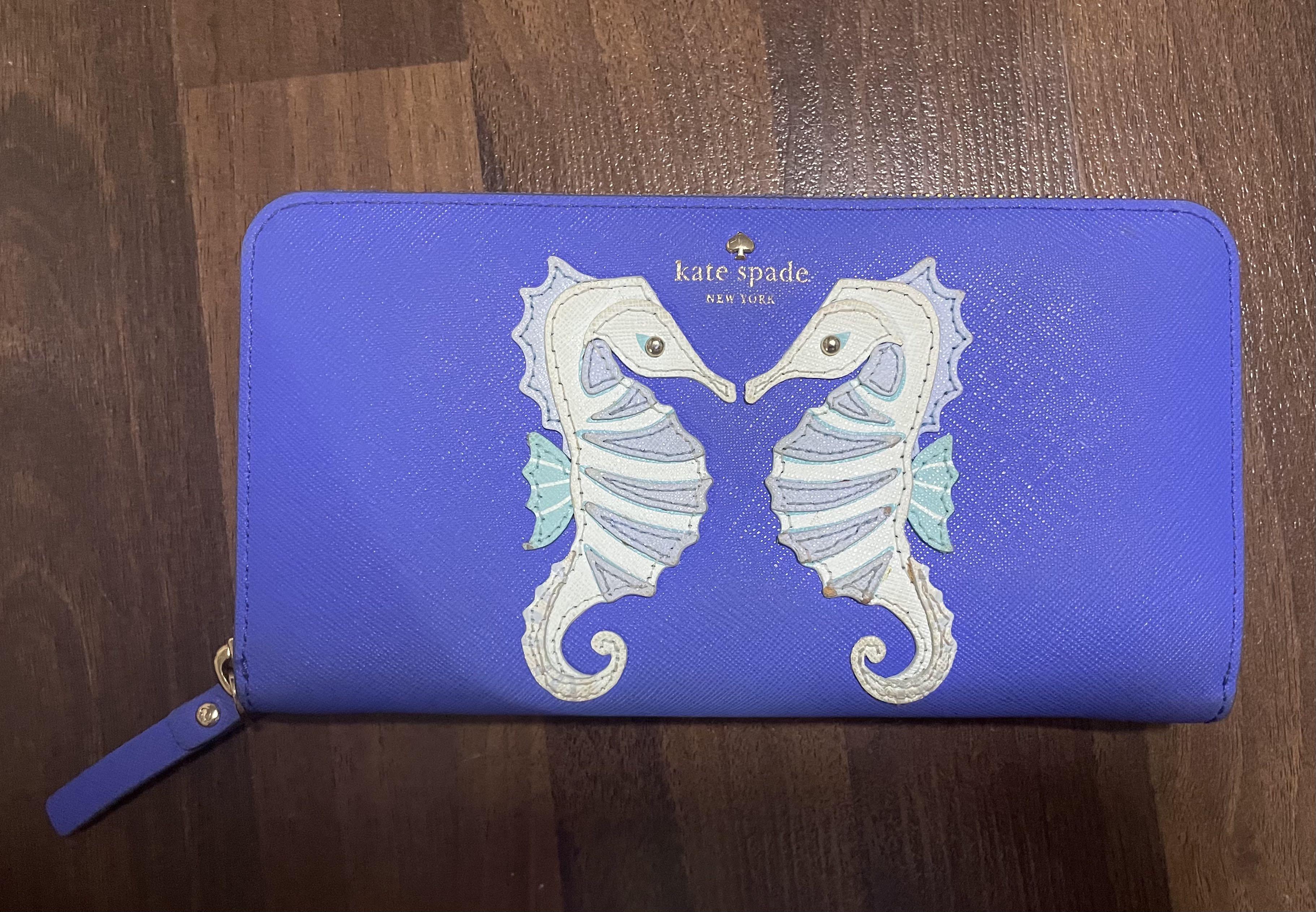 Kate spade seahorse wallet outlet
