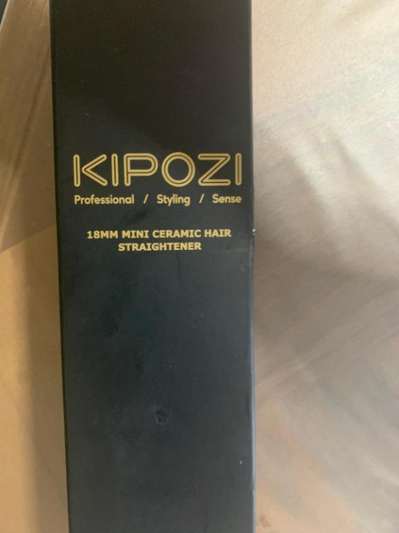 Kipozi 18mm Mini Ceramic Hair Straightener Beauty Personal Care