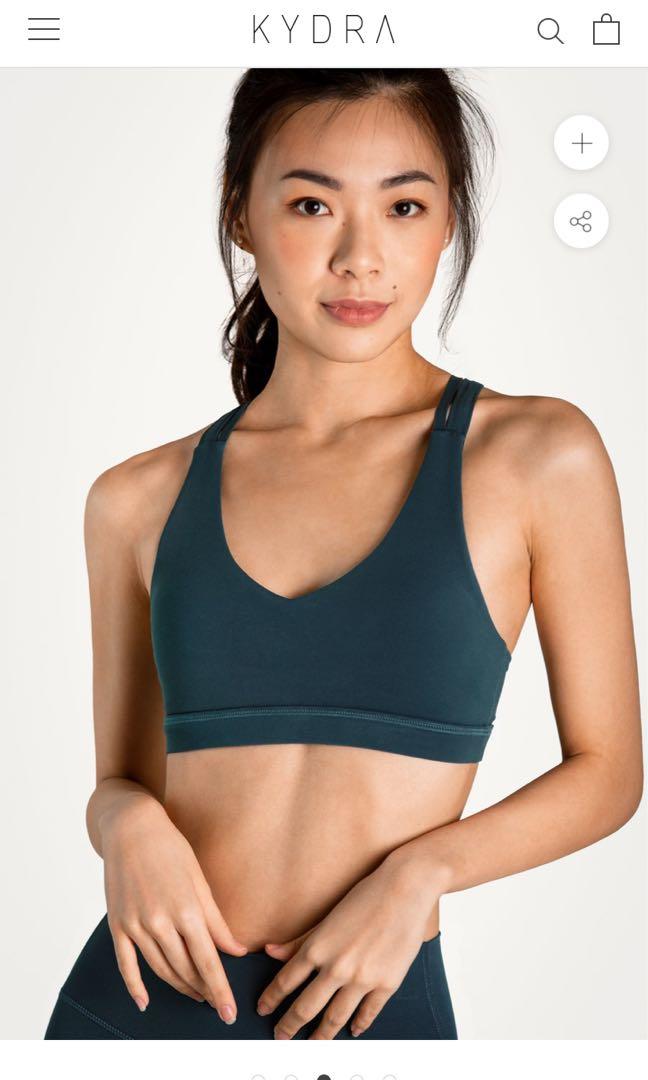 Kydra Maroon Sports Bra