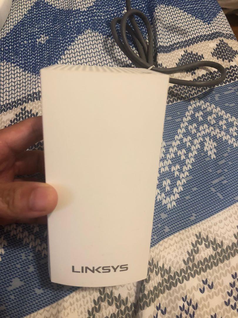 Linksys router whw01, 電腦＆科技, 電腦周邊及配件, Wifi及上網相關產品 Carousell