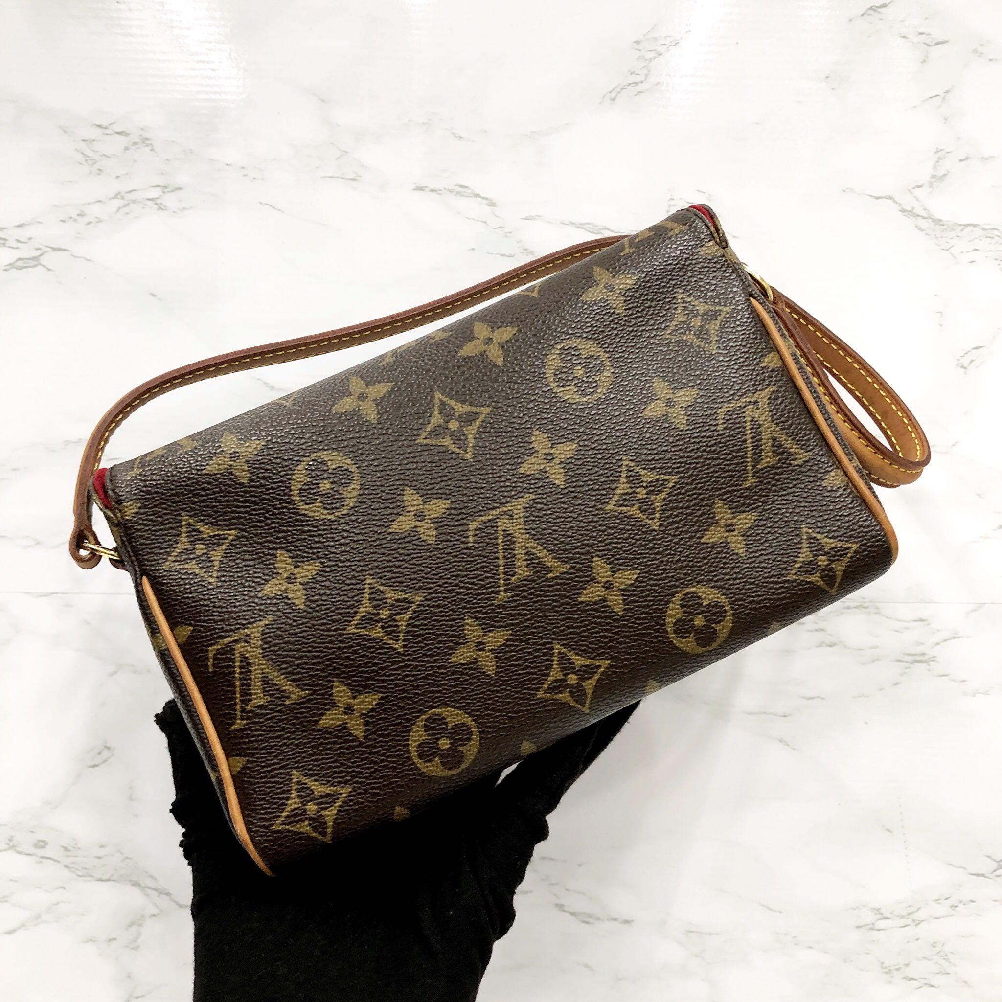 LOUIS VUITTON LOUIS VUITTON Recital Shoulder hand bag M51900 Monogram Used  Canvas LV women GHW M51900