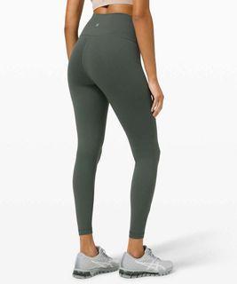 Lululemon wunder train 25” (size 2, smoked spruce)