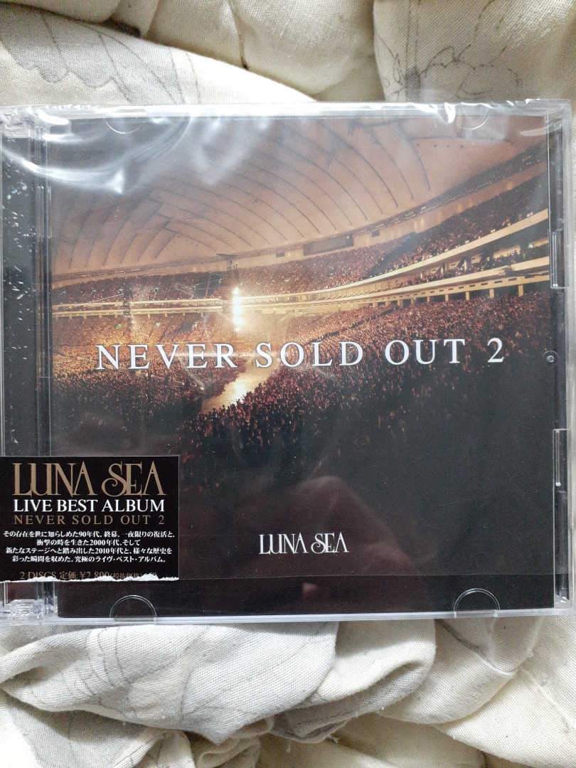 LUNA SEA LIVE BEST ALBUM NEVER SOLD OUT 2 日版2 CD 99.9 