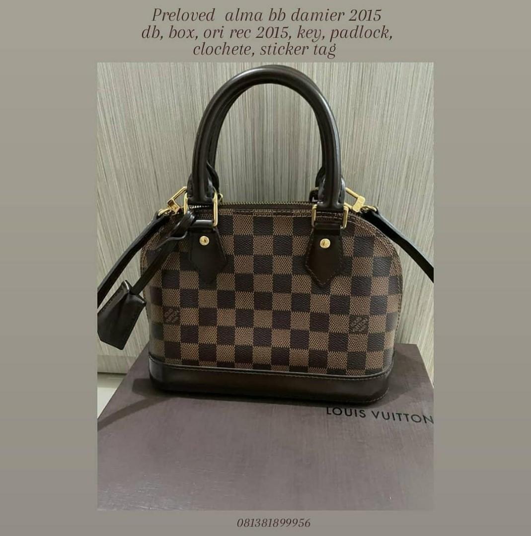 Jual Preloved tas Louis Vuitton Alma Original, Barang Mewah, Tas