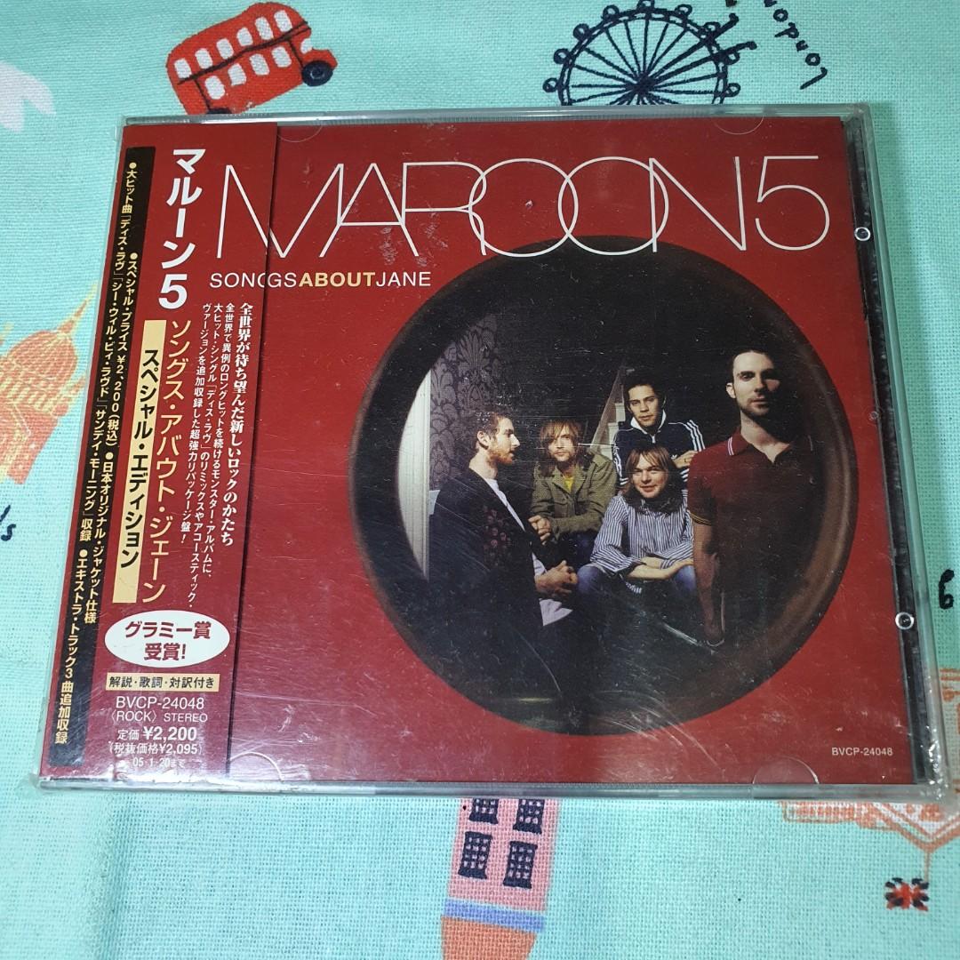 Maroon 5 Songs About Jane Made In Japan Hobbies Toys Music Media Cds Dvds On Carousell
