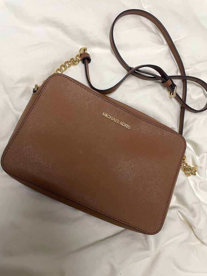 michael kors brown sling bag