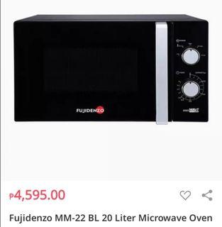 Microwave Oven Fujidenzo MM-22 BL 20 Liter - Sold