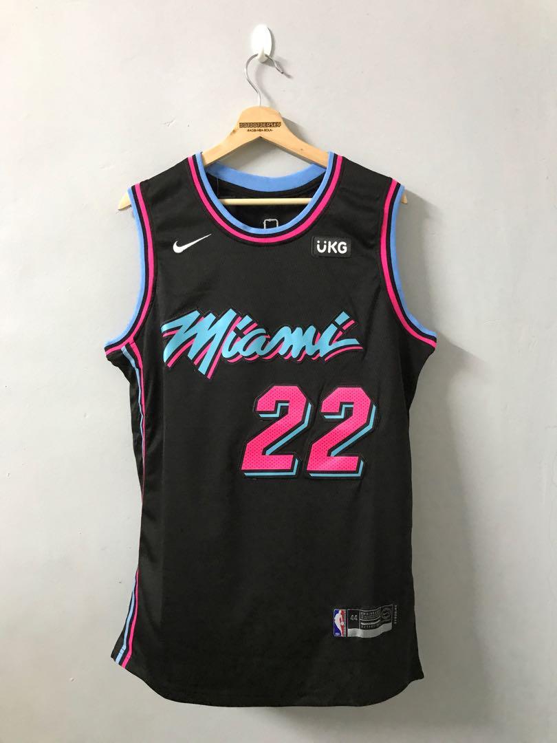 Nba Basketball Jersey Miami Butler 22 black pink, Men's Fashion, Activewear  on Carousell