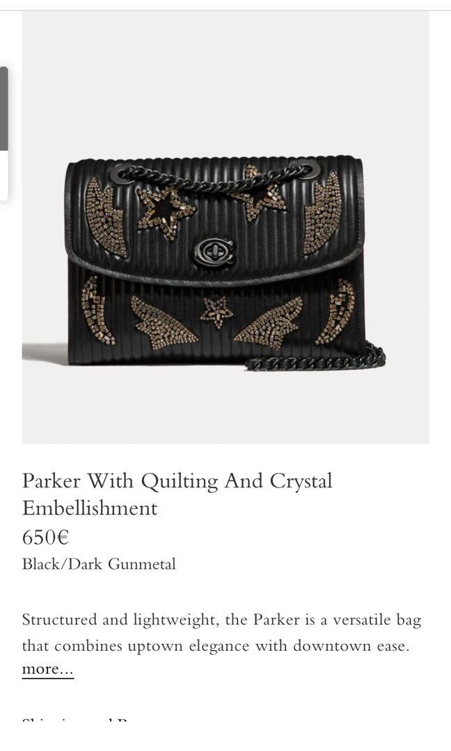 negos qyops are allowed Authentic Coach Parker With Quilting And