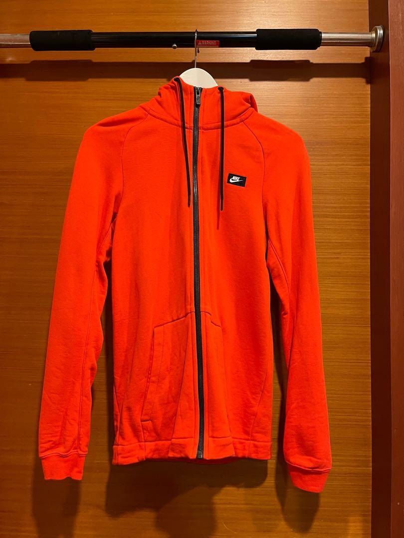 Neon orange 2025 nike jacket