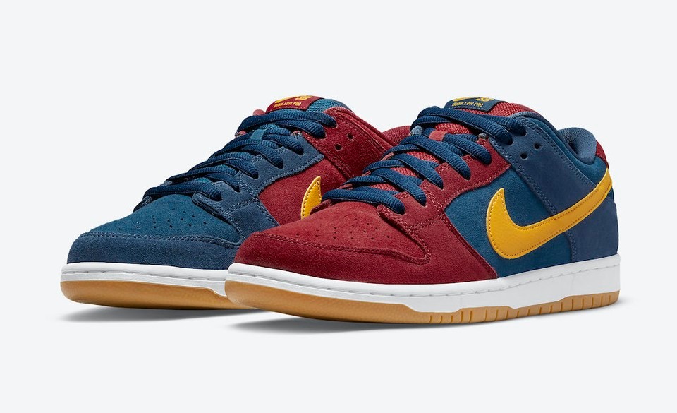 Nike Sb Dunk Low 'Barcelona', Men's Fashion, Footwear, Sneakers on Carousell