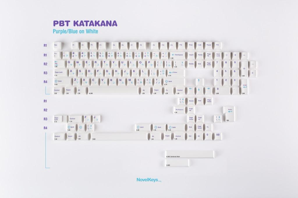 NovelKeys PBT PBoW, Computers & Tech, Parts & Accessories, Computer ...