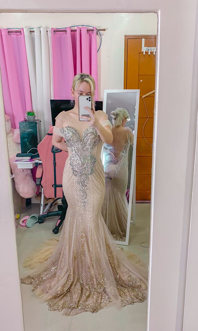 Skin tone evening 2025 gown