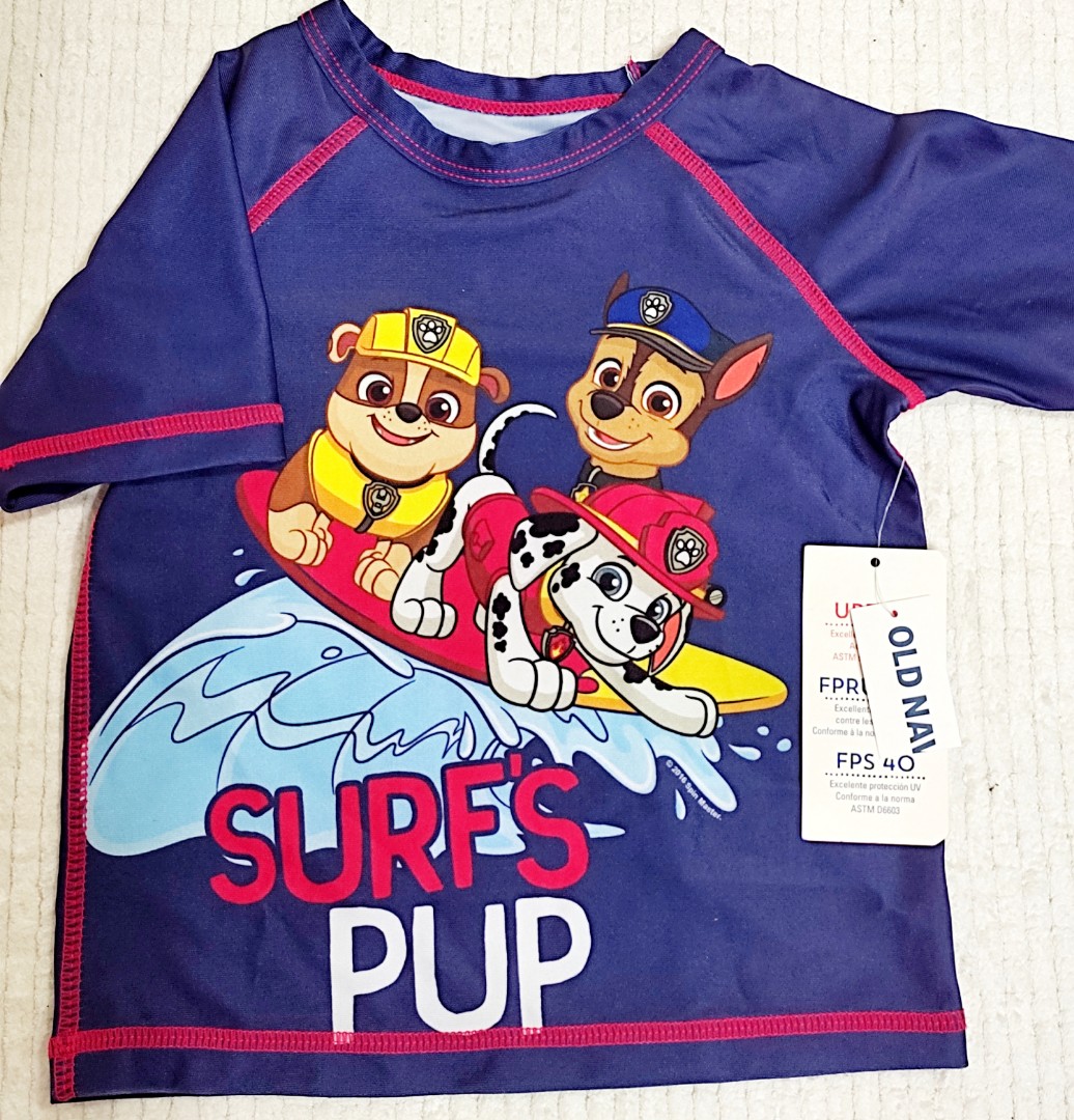 Old Navy Rash Guard (Paw Patrol), Babies & Kids, Babies & Kids Fashion
