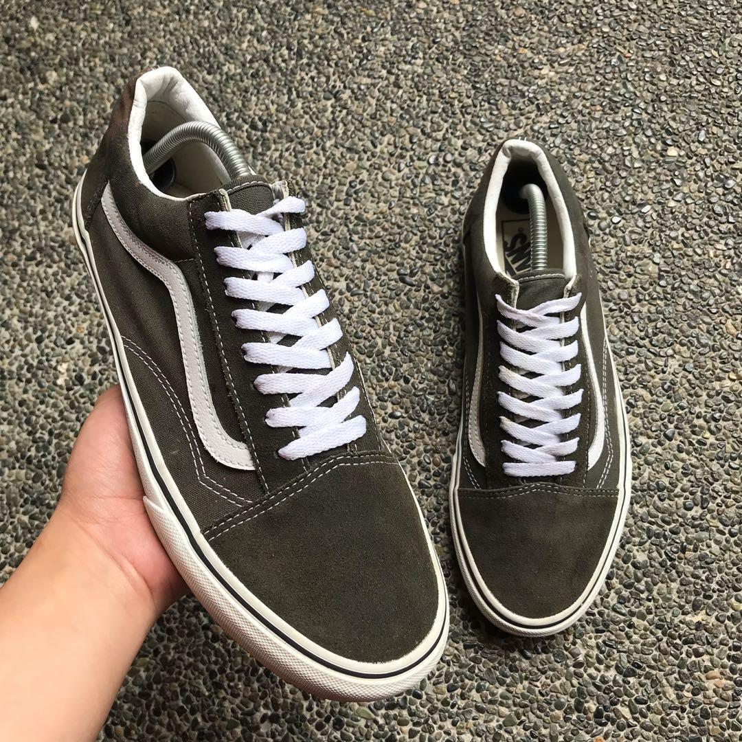Olive Green Vans OS Men s Fashion Footwear Sneakers on Carousell