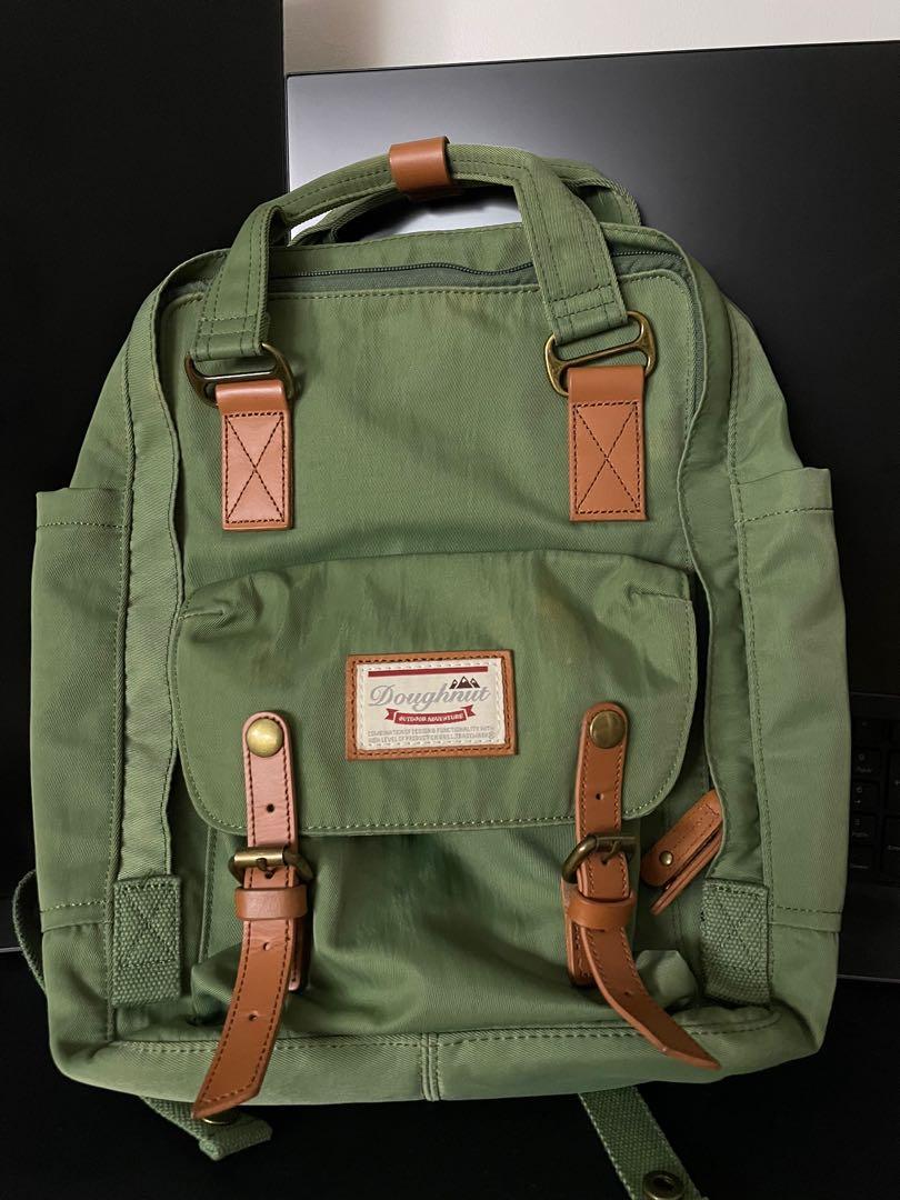 Doughnut macaroon green backpack hotsell