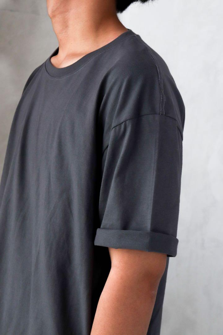 dark grey oversized shirt