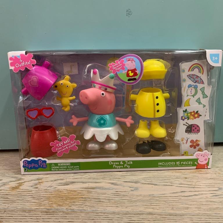 Peppa pig talking dress up peppa large figure clearance