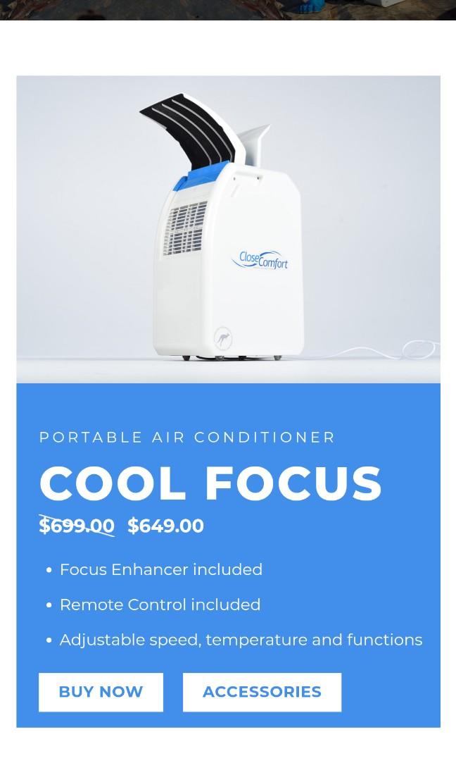 Portable Aircon + IGLOO TENT, TV & Home Appliances, Air Conditioners & Heating on Carousell