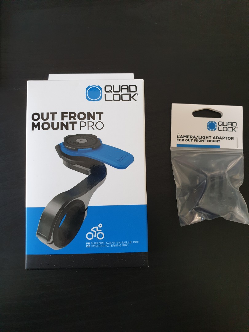 Quad Lock Out Front Mount Pro with Camera / Light Mount Adaptor, Sports