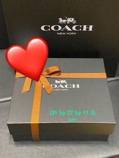 ✨Reduced✨Coach box set / Coach Paperbag