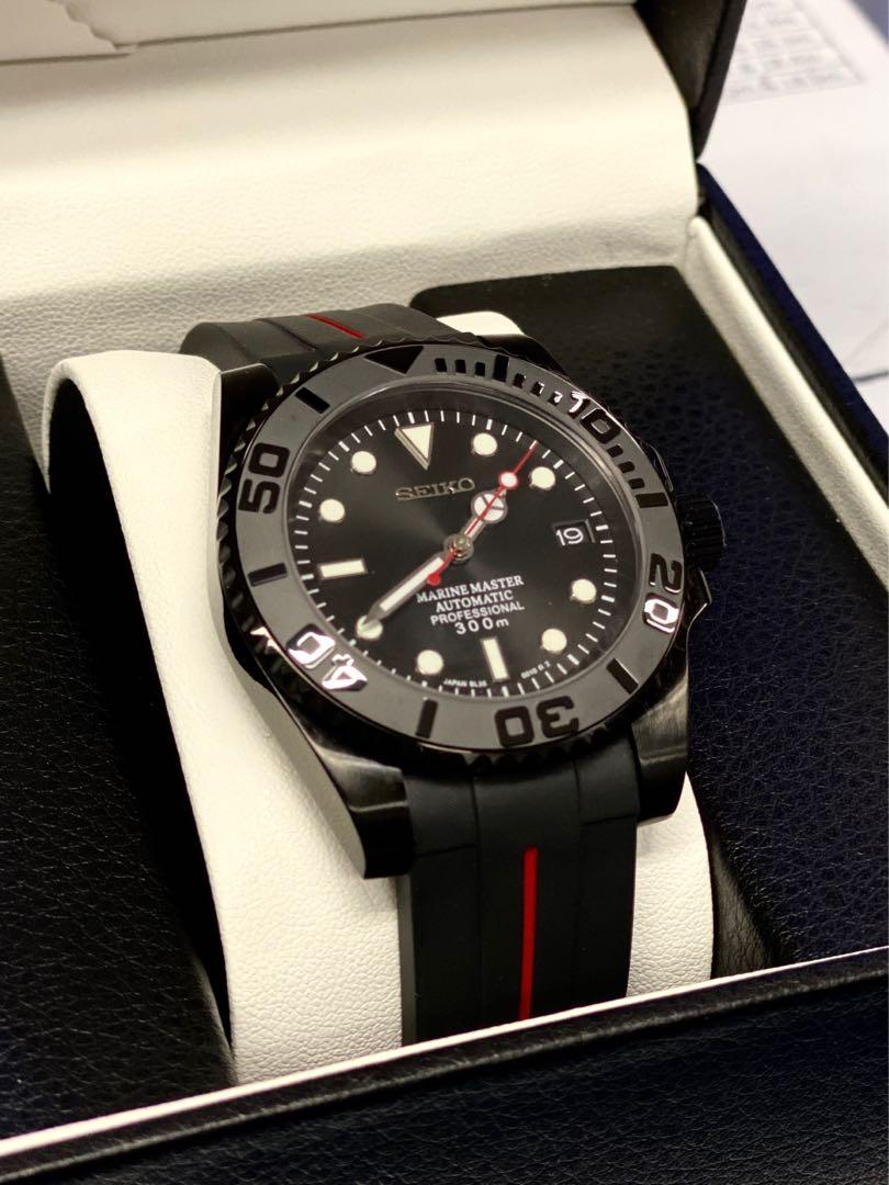 Seiko Darth Vader 41mm, Luxury, Watches on Carousell
