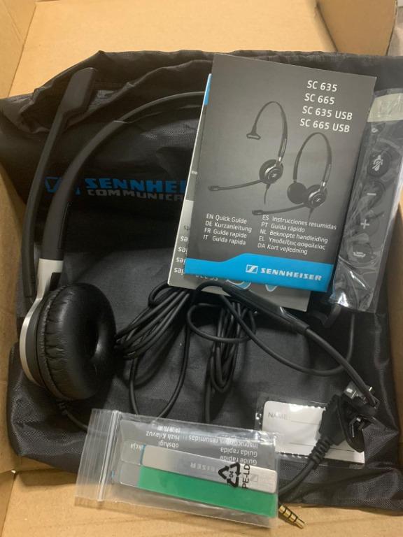Sennheiser SC 635 USB 507254 Single Sided Business Headset
