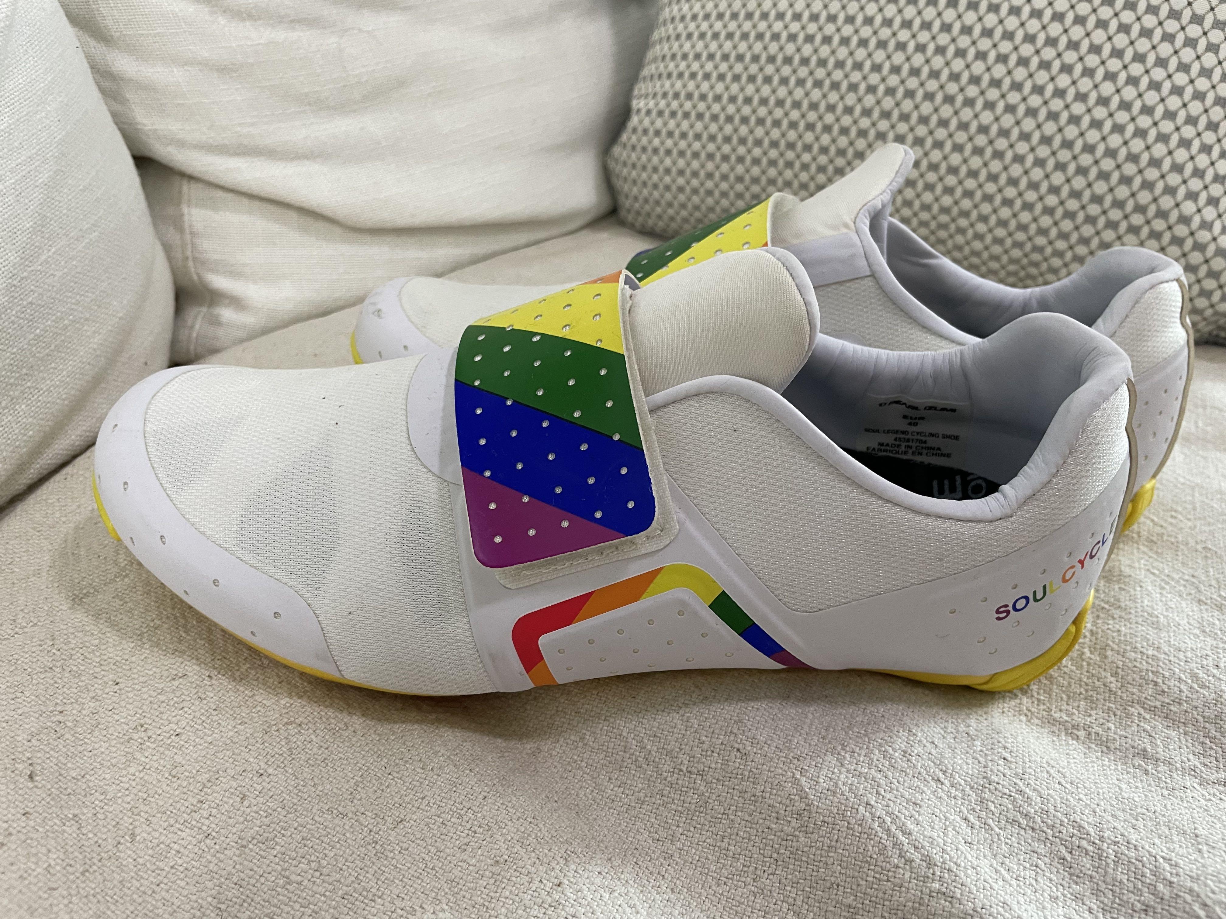 Soulcycle x Pearl Izumi Pride Cycling Shoes w cleats