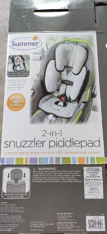 Summer infant 2 in 1 snuzzler piddle pad on sale