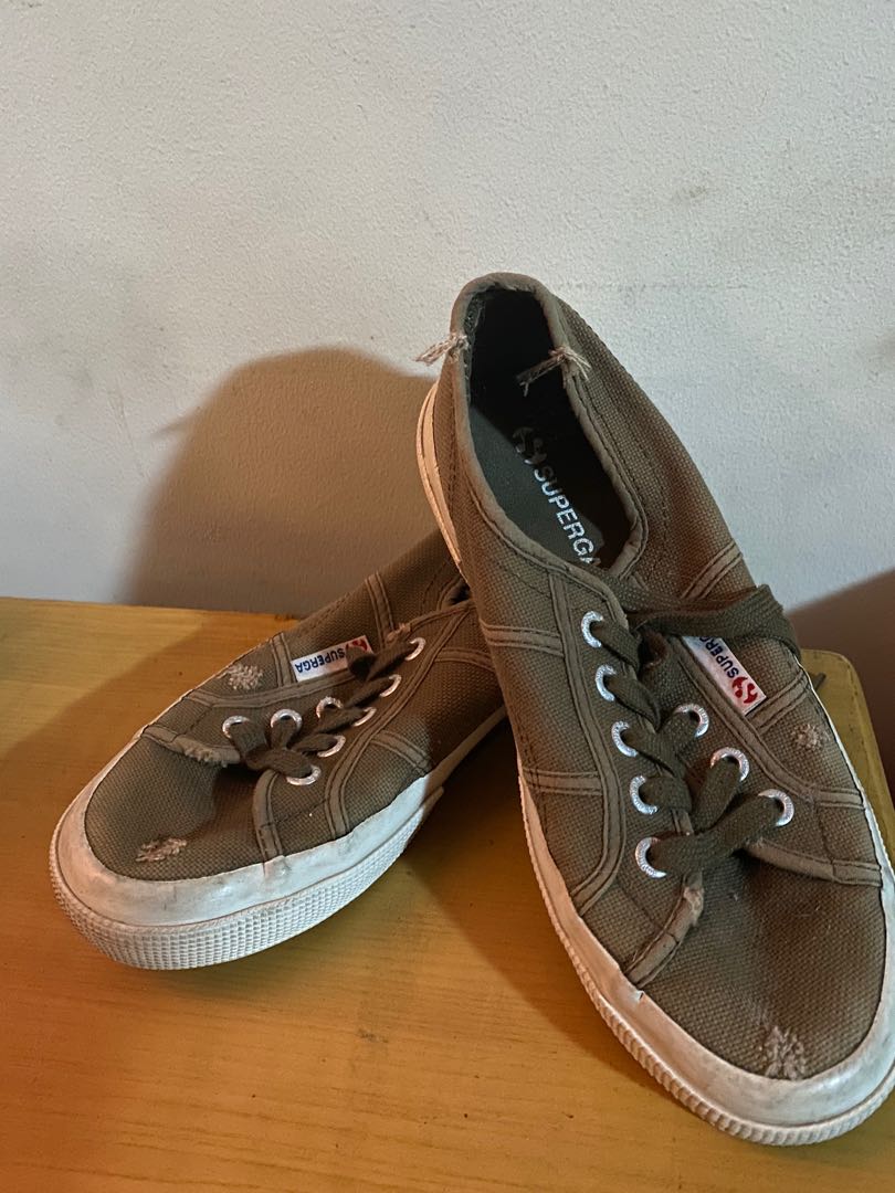 superga army green