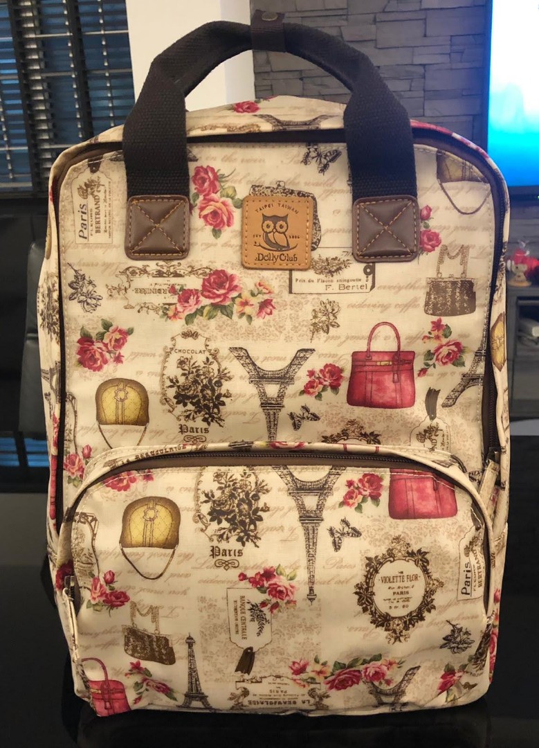 Taipei Taiwan Dolly Club Backpack Owl Theme Women S Fashion Bags Wallets Backpacks On Carousell