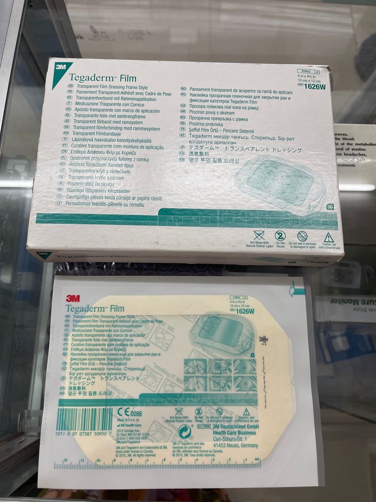 Tegaderm 4x4, Health & Nutrition, Medical Supplies & Tools on Carousell