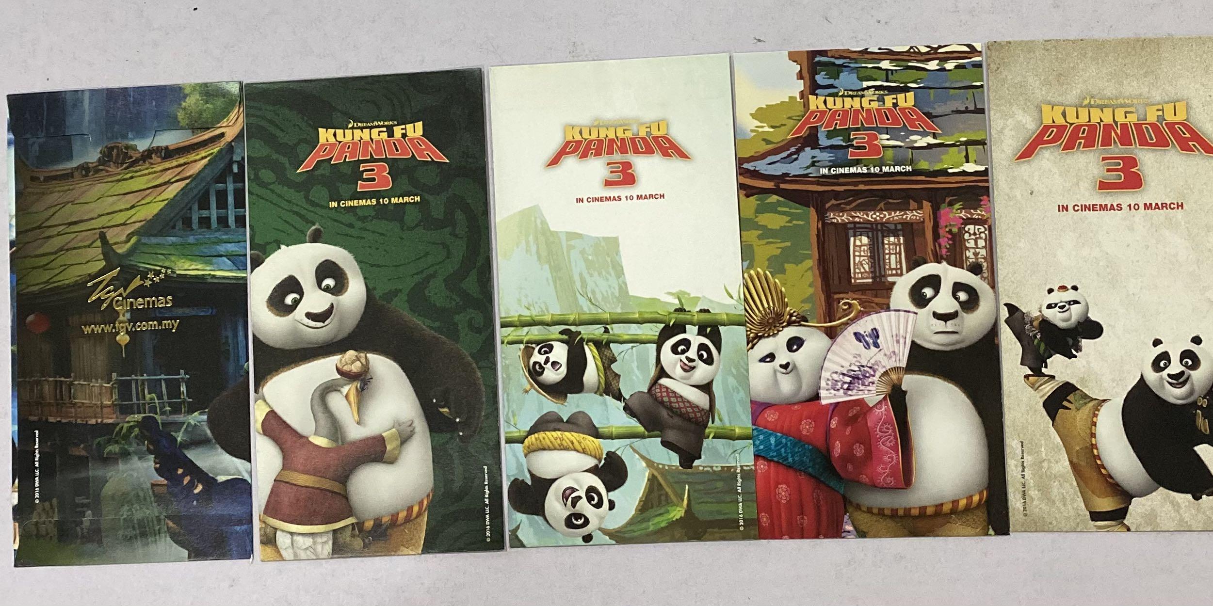 Tgv Kungfu Panda Red Packets Design Craft Others On Carousell
