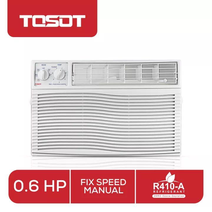 TOSOT .6hp Manual Window Type Aircon, TV & Home Appliances, Air