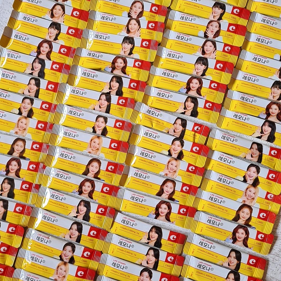 Restocked Twice Lemona Vitamin C 500mg Packets Jeongyeon Momo Sana Jihyo Mina Dahyun Chaeyeong Health Nutrition Health Supplements Vitamins Supplements On Carousell