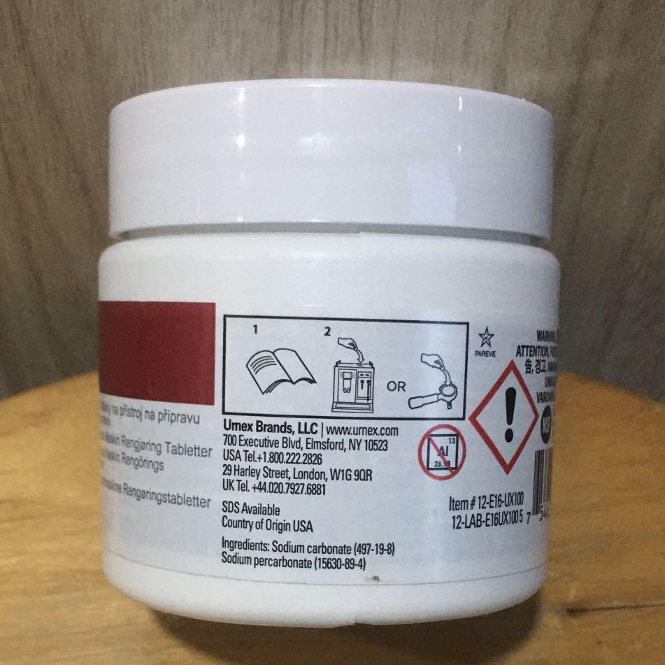 Urnex Cafiza E31 Espresso Machine Cleaning Tablets, TV & Home