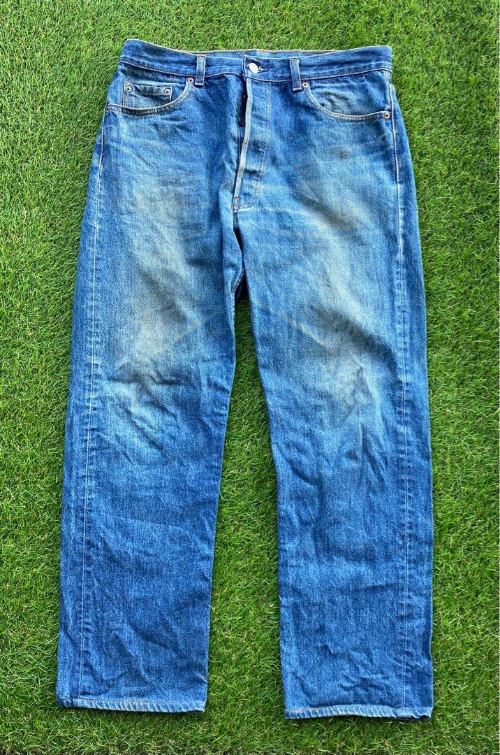 VINTAGE LEVIS 501 MADE IN USA 36x34 4Q Men s Fashion Bottoms