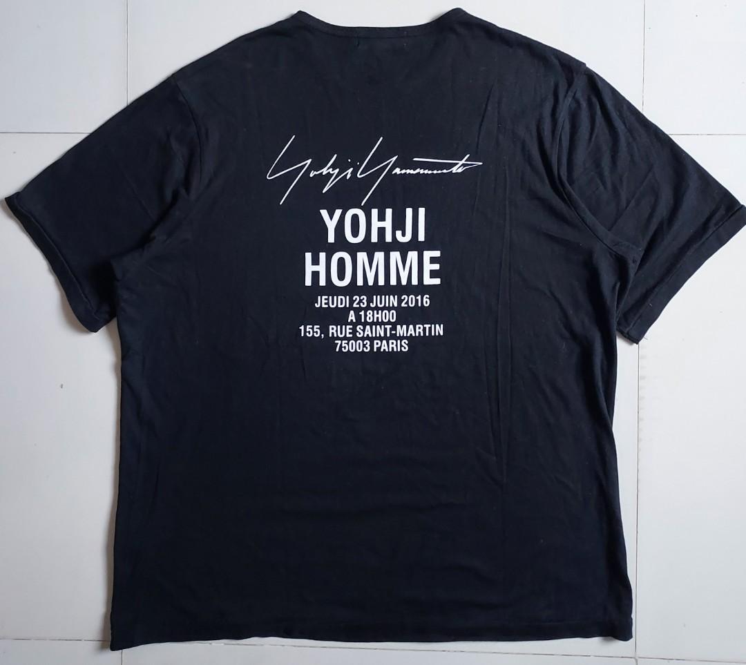 Yohji Yamamoto Staff T shirt, Luxury, Apparel on Carousell